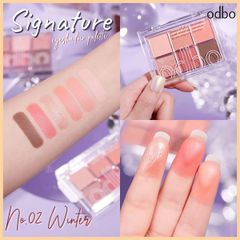 Bảng Phấn Mắt 6 Ô Odbo Signature Eyeshadow Palette #02