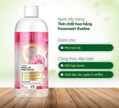 Nước Tẩy Trang Eveline Facemed + Hyalluronic Micellar Water 400ml