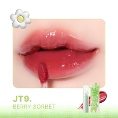 Son tint bóng thuần chay Merzy foif juicy fit tint #Jt9