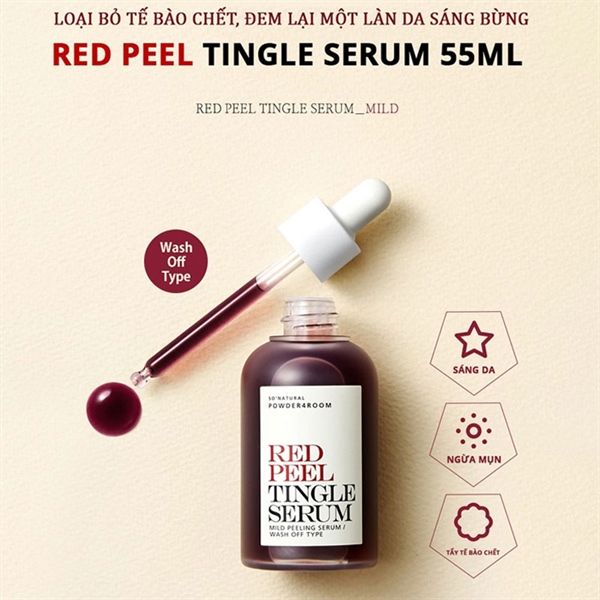 serum thay da sinh học RED PEEL TINGLE SERUM 35ml tinh chất táii tạo phục hồi da 35ml