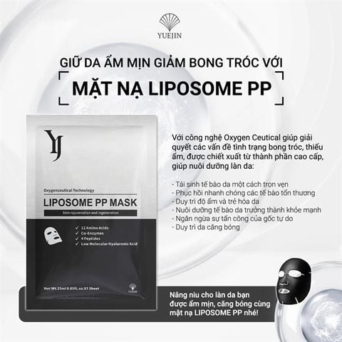 [mẫu mới] Mặt nạ Đen phục hồi Yuejin Liposome PP