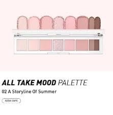 Bảng Phấn Mắt 7 Ô Peripera All Take Mood Palette #002-a story line of summer