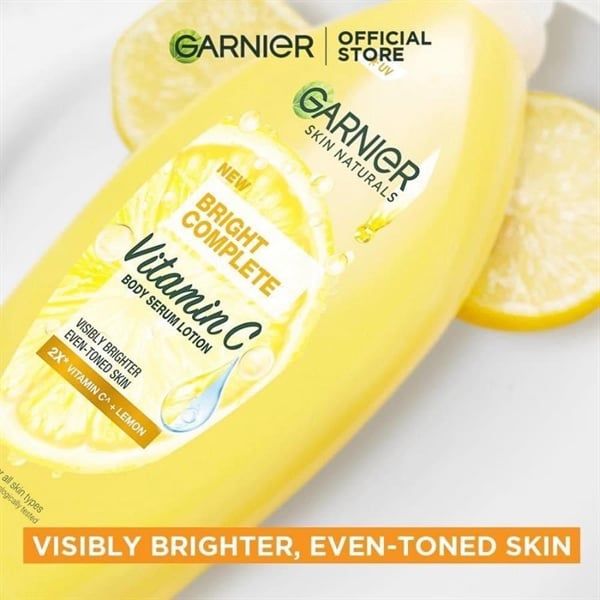 Sữa Dưỡng Thể Trắng Da Garnier bright Complete Vitamin C Body Serum Lotion 400ml