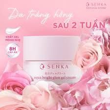 Kem Dưỡng Senka aqua bright glow Sáng Da ban đêm 50g