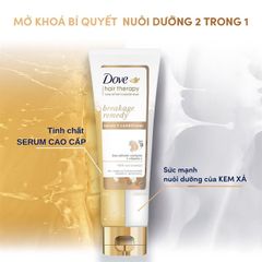 Kem Xả Dove Hair Therapy Serum 2in1 Phục Hồi Ngăn Gãy Rụng 230ml