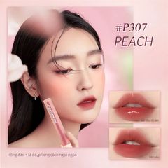 Son Kem Lì Colorkey watery matte lip tint #P307-đỏ hồng