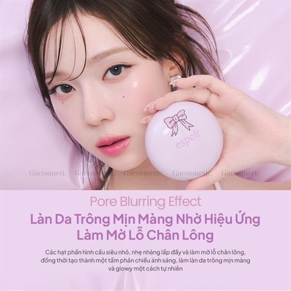 Phấn Nước Chống Nắng Nâng Tone Espoir Dewlike Jello Tone Up Cushion #nudie peach