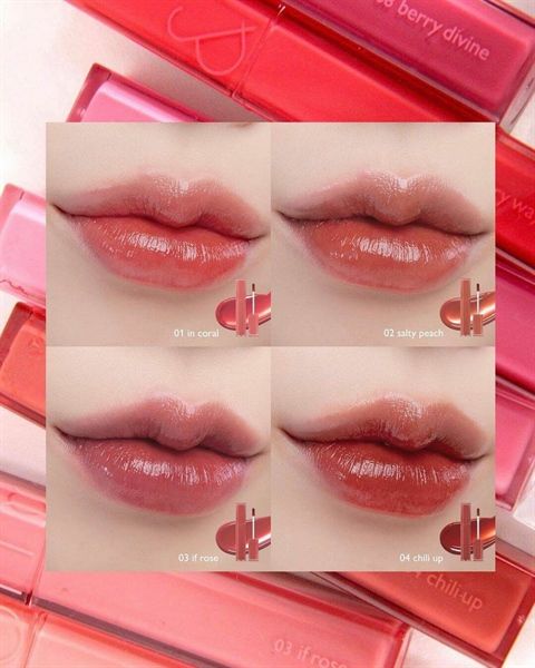 Son tint bóng Romand Dewyful Water Tint #01