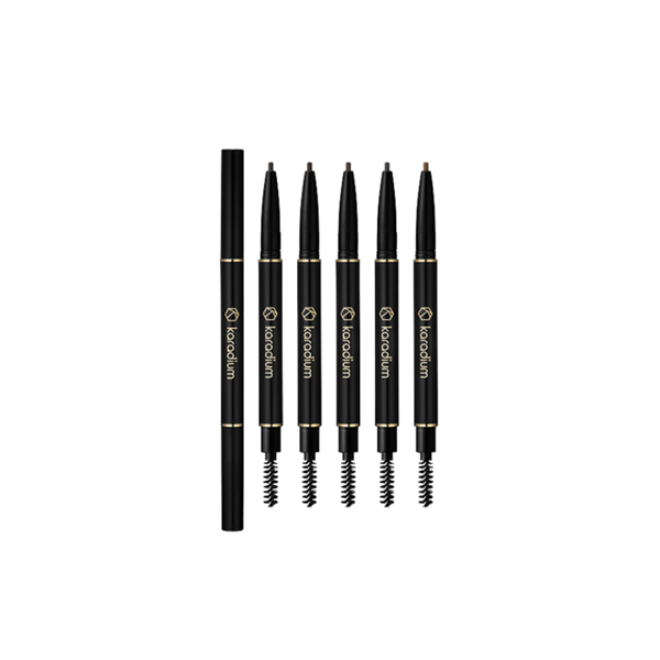 Chì Kẻ Mày 2 đầu Karadium - 01 black brown