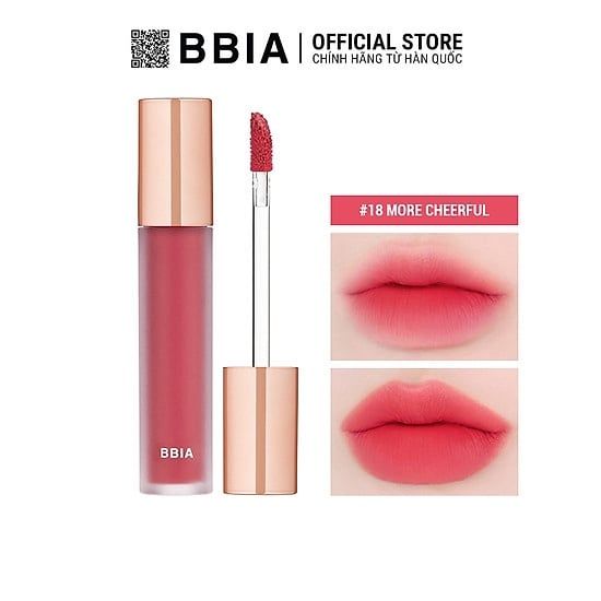 Son Bbia last velvet lip tint More Cheerful 18 – Hồng baby