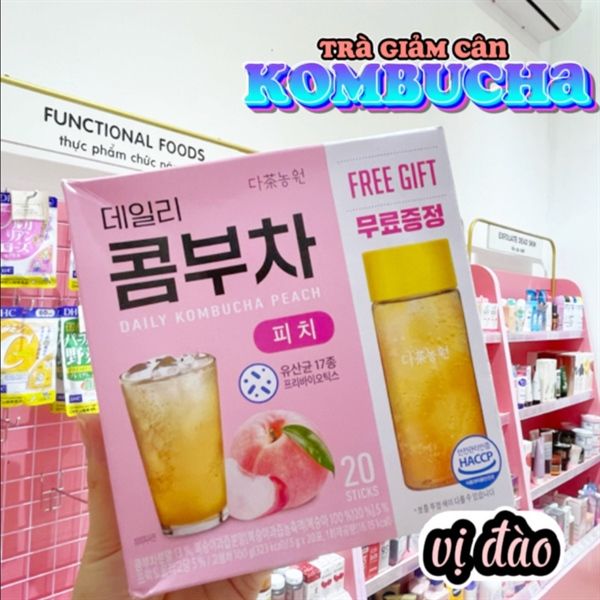 Trà giảm cân kombucha Danongwon Daily Grapefruit [tặng bình nước]