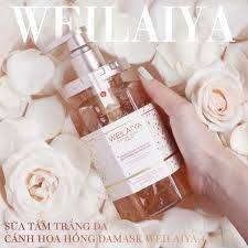 Sữa tắm dưỡng trắng da cánh hoa hồng Damask Weilaiya Grand Rose Extracts