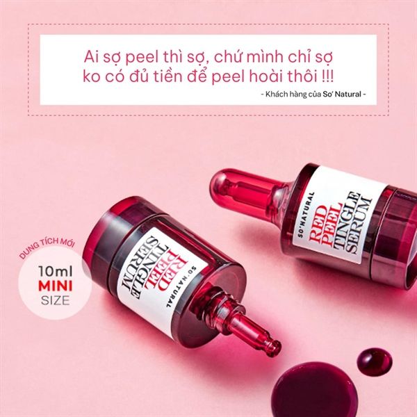 serum thay da sinh học RED PEEL TINGLE SERUM 10ml tinh chất táii tạo phục hồi da
