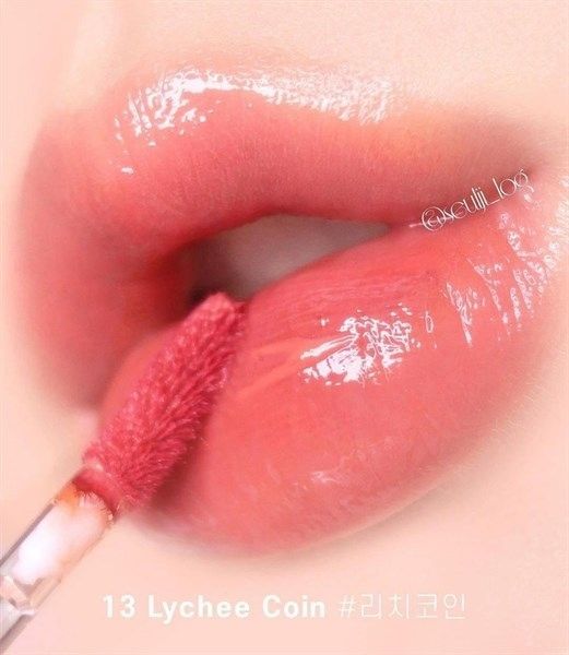 Son Tint Lilybyred Glassy Layer Fixing M13 Lychee Coin -hồng cam