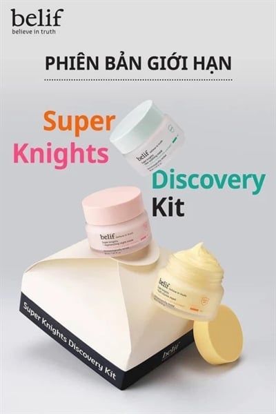 Bộ 3 Mặt Nạ Ngủ belif Super Knights Discovery Mask Kit 30ml/Hộp