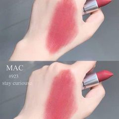 Son lì Mac powder kiss lipstick #923 Stay curious