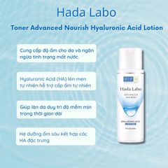 lotion dưỡng ẩm (Da dầu) - Hada Labo Advanced Nourish Hyaluronic Acid Lotion For Oily Skin