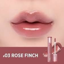 Son Bóng Romand Glasting color gloss #03 rose finch hồng đất