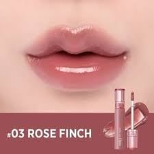 Son Bóng Romand Glasting color gloss #03 rose finch hồng đất