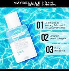 Nước Tẩy Trang Mắt Và Môi Maybelline Eye & Lip Makeup Remover 40ml
