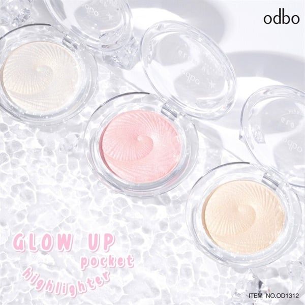 phấn bắt sáng Odbo glow up pocket highlighter #01