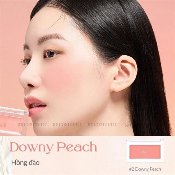 phấn má hồng BBIA powder cheek #02 peach