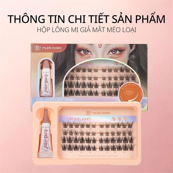 Mi giả sợi mlen 48 mi mắt mèo nhỏ