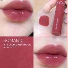 son tint bóng Romand Juicy Lasting Tint 5.5g #19 almond rose