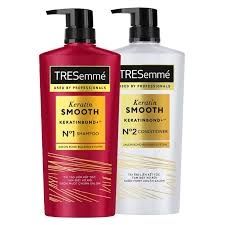 Bộ Gội Xả TRESemmé Keratin smooth Vào Nếp Suôn Mượt