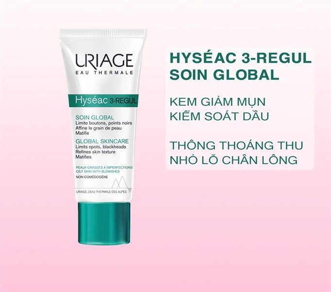 Kem Dưỡng Giảm Mụn Uriage Hyséac 3-Regul Soin Global 40ml