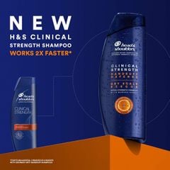 Dầu gội Head And Shoulders Clinical Strength pđặc trị gầu và viêm da đầu 400ml
