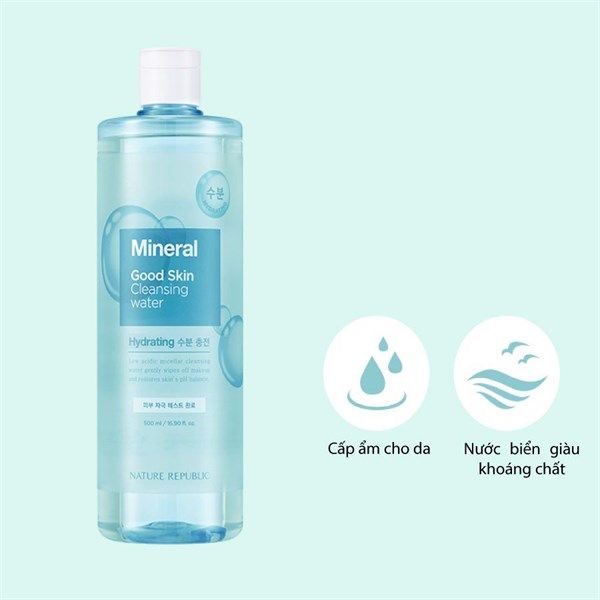 Nước tẩy trang Good Skin Mineral Ampoule Cleansing Water 500ml
