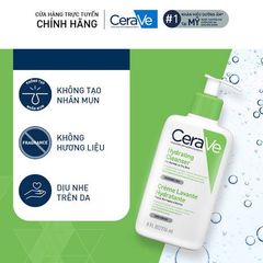 Sữa Rửa Mặt CeraVe Hydrating Facial Cleanser Màu Xanh Lá 236ml