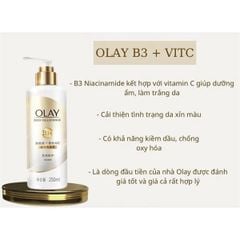 DƯỠNG THỂ DƯỠNG TRẮNG DA TOÀN THÂN OLAY BODY CELLSCIENCE B3 + VITAMIN C (250ML )
