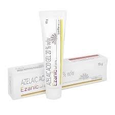 Gel trị mụn giảm thâm Ezanic Gel 20% Azelaic Acid 15g