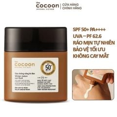 Chống Nắng Cocoon dạng sữa Chiết Xuất Bí Đao Quang Phổ Rộng 50ml