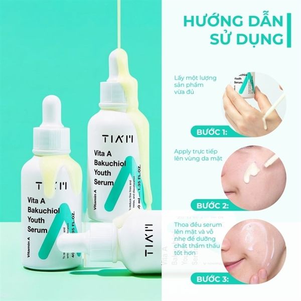 Tinh chất TIAM Vita A Bakuchoil Youth Serum 40ml