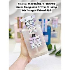Sữa Tắm Nước Hoa Sexy Skin Của Pháp 600ml - UNISEX trắng