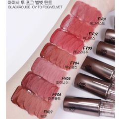 Son Kem lì Black Rouge Icy To Fog Velvet Tint #fv01