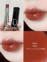 SON DIOR ADDICT HYDRATING SHINE LIPSTICK #812-đỏ đất minisize 1,6g full box
