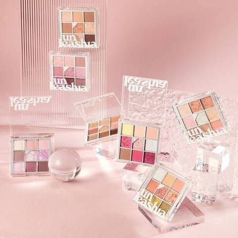 Bảng mắt 9 ô Unleashia glitterpedia eye pallete #02 all of brown