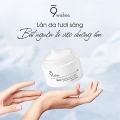 Kem cấp ẩm và làm sáng da 9 Wishes Rice Radiance Cream 50ml