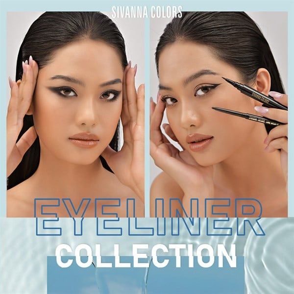 Chì Kẻ Mắt Sivanna Colors Long Wear Màu Đen 0.5g