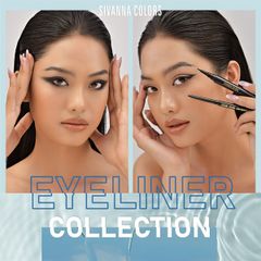 Chì Kẻ Mắt Sivanna Colors Long Wear Màu Đen 0.5g