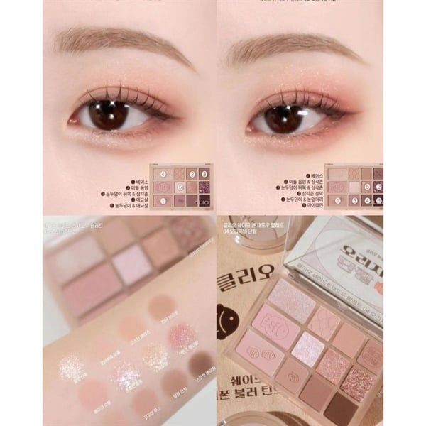 Bảng Màu Mắt Clio 12 Ô soul dessert edition shade & shadow