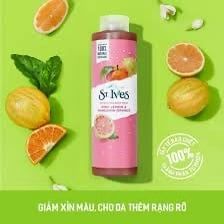 Sữa Tắm St.Ives Tẩy Tế Bào Chết Hương Cam Chanh 473ml