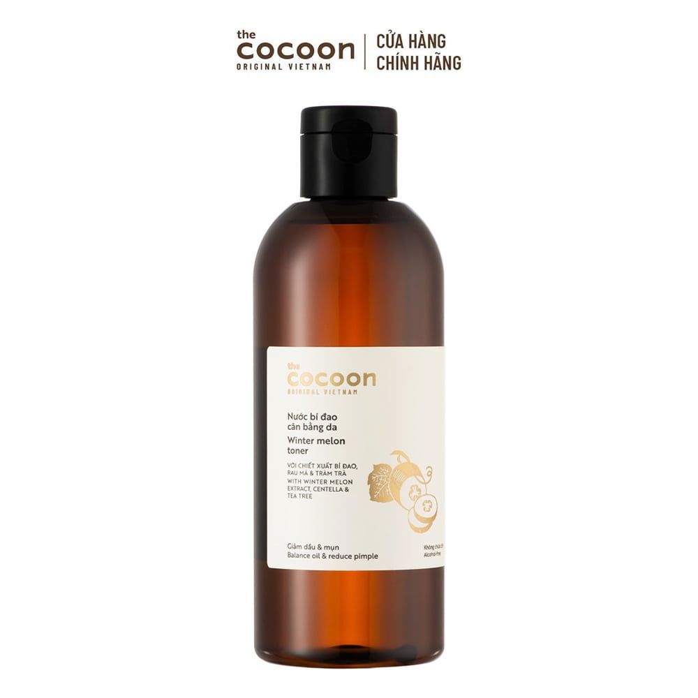 Nước Hoa Hồng Cân Bằng Da Chiết Xuất Bí Đao The Cocoon Winter Melon Toner 310ml