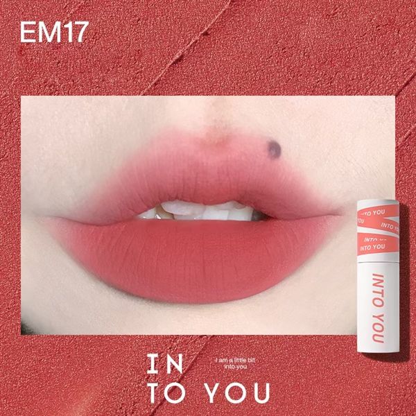 Son Kem Lì INTO YOU shero super matte lip & cheek mud EM17 dạng thỏi