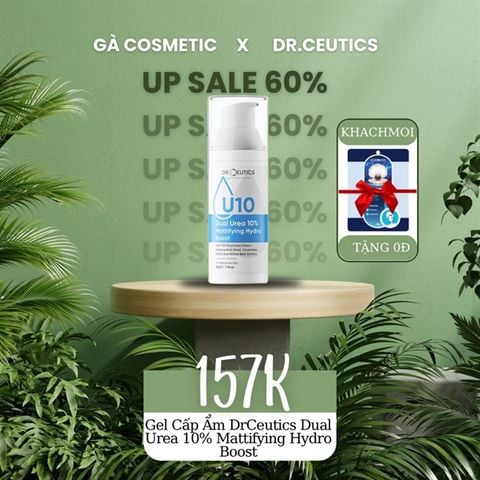 Gel Cấp Ẩm DrCeutics Dual Urea 10% Mattifying Hydro Boost