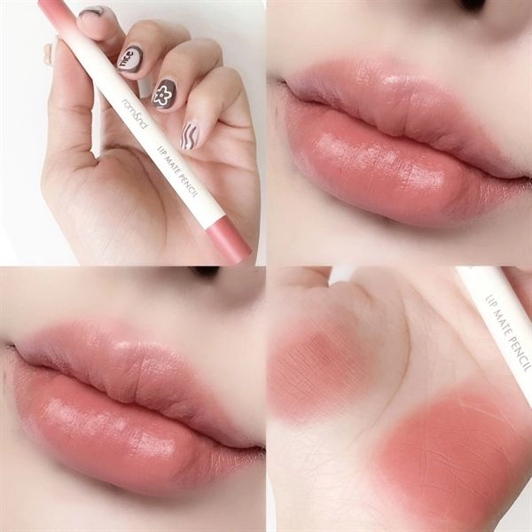 Chì kẻ viền môi nhung lì Romand lip matte pencil #01